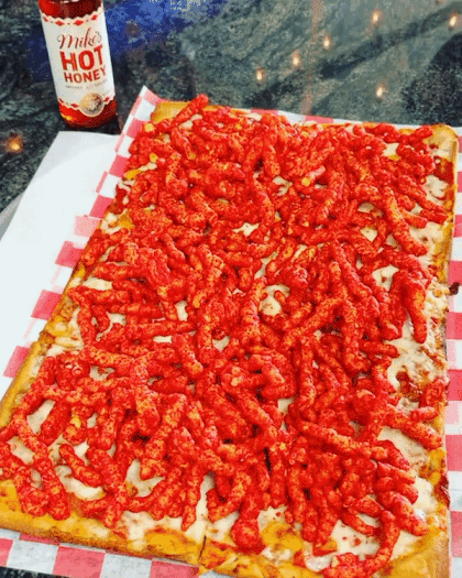 Flaming Hot Cheetos Pizza