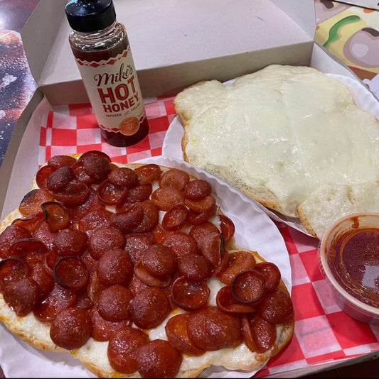1 pound Garlic Knot w/roni cups & cheese