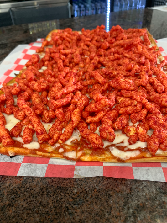 Flaming Hot Cheetos Pizza
