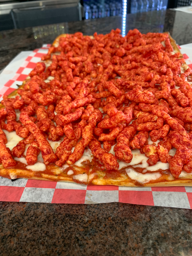 Flaming Hot Cheetos Pizza